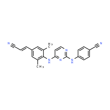 500287-72-9 | (E)-4-((4-((4-(2-cyanovinyl)-2,6-dimethylphenyl)amino)pyrimidin-2-yl)amino)benzonitrile