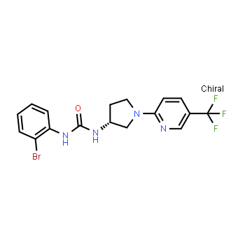 501951-42-4 | (R)-1-(2-bromophenyl)-3-(1-(5-(trifluoromethyl)pyridin-2-yl)pyrrolidin-3-yl)urea