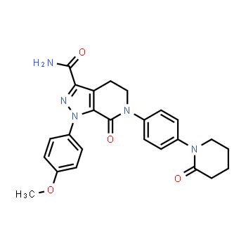 503612-47-3 | 1-(4-Methoxyphenyl)-7-oxo-6-[4-(2-oxopiperidin-1-yl)phenyl]-4,5,6,7-tetrahydro-1H-pyrazolo[3,4-c]pyridine-3-carboxamide