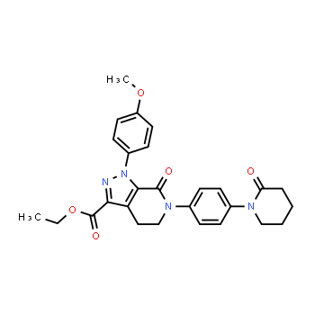 503614-91-3 | 1-(4-Methoxyphenyl)-7-oxo-6-[4-(2-oxopiperidin-1-yl)phenyl]-4,5,6,7-tetrahydro-1H-pyrazolo[3,4-c]pyridine-3-carboxylic acid ethyl ester