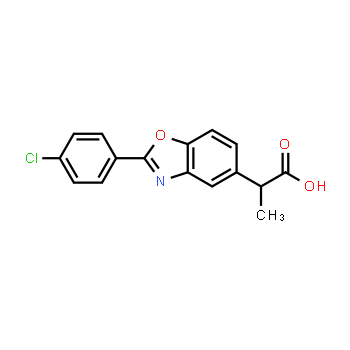 51234-28-7 | 2-(2-(4-chlorophenyl)benzo[d]oxazol-5-yl)propanoic acid