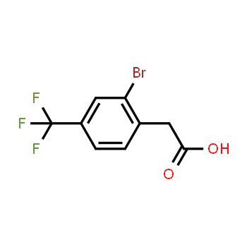 518070-15-0 | 2-Bromo-4-(trifluoromethyl)phenylacetic acid