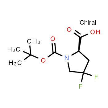 536747-87-2 | (2R)-1-[(tert-butoxy)carbonyl]-4,4-difluoropyrrolidine-2-carboxylic acid