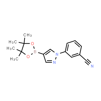 546142-08-9 | 3-(4-(4,4,5,5-tetramethyl-1,3,2-dioxaborolan-2-yl)-1H-pyrazol-1-yl)benzonitrile