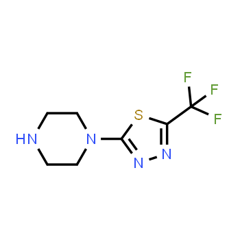 562858-09-7 | 1-(5-TRIFLUOROMETHYL-[1,3,4]THIADIAZOL-2-YL)-PIPERAZINE