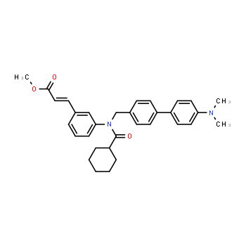 574013-66-4 | (E)-methyl 3-(3-(N-((4'-(dimethylamino)-[1,1'-biphenyl]-4-yl)methyl)cyclohexanecarboxamido)phenyl)acrylate