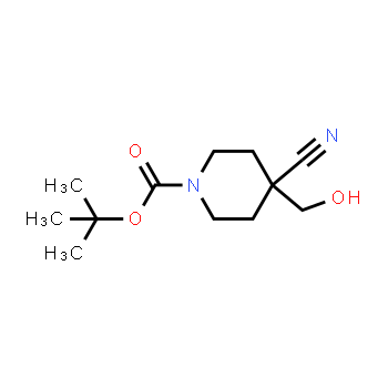 614730-96-0 | tert-butyl 4-cyano-4-(hydroxymethyl)piperidine-1-carboxylate