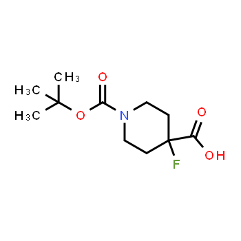 614731-04-3 | 1-[(tert-butoxy)carbonyl]-4-fluoropiperidine-4-carboxylic acid