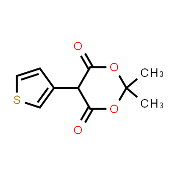 61857-83-8 | 2,2-dimethyl-5-(thiophen-3-yl)-1,3-dioxane-4,6-dione