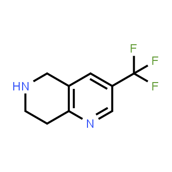 624734-27-6 | 3-(trifluoromethyl)-5,6,7,8-tetrahydro-1,6-naphthyridine