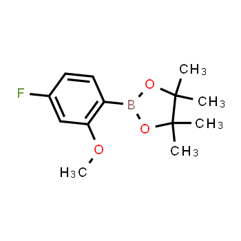 624741-83-9 | 2-(4-fluoro-2-methoxyphenyl)-4,4,5,5-tetramethyl-1,3,2-dioxaborolane