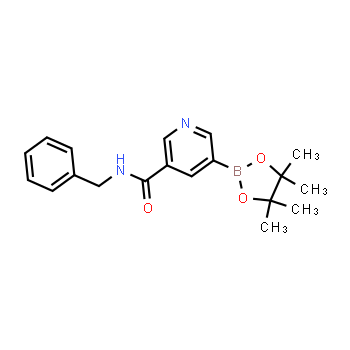 625470-38-4 | N-benzyl-5-(4,4,5,5-tetramethyl-1,3,2-dioxaborolan-2-yl)nicotinamide