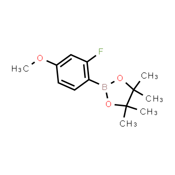 628692-21-7 | 2-(2-fluoro-4-methoxyphenyl)-4,4,5,5-tetramethyl-1,3,2-dioxaborolane