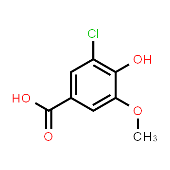 62936-23-6 | 3-Chloro-4-hydroxy-5-methoxybenzoic acid