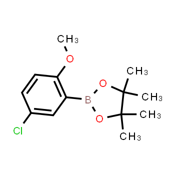 635305-45-2 | 2-(5-chloro-2-methoxyphenyl)-4,4,5,5-tetramethyl-1,3,2-dioxaborolane