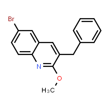 654655-69-3 | Quinoline, 6-bromo-2-methoxy-3-(phenylmethyl)-