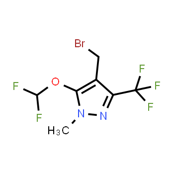 656825-78-4 | 4-Bromomethyl-5-difluoromethoxy-1-methyl-3-trifluoromethyl-1H-pyrazole