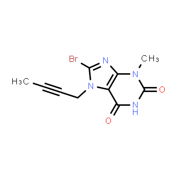 666816-98-4 | 8-bromo-7-(but-2-ynyl)-3-methyl-1H-purine-2,6(3H,7H)-dione