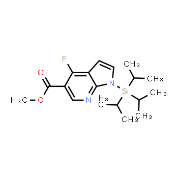 685513-92-2 | methyl 4-fluoro-1-[tris(propan-2-yl)silyl]-1H-pyrrolo[2,3-b]pyridine-5-carboxylate