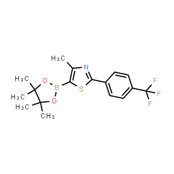 690631-96-0 | 4-methyl-5-(4,4,5,5-tetramethyl-1,3,2-dioxaborolan-2-yl)-2-(4-(trifluoromethyl)phenyl)thiazole