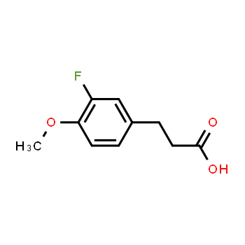 69888-90-0 | 3-(3-fluoro-4-methoxyphenyl)propionic acid