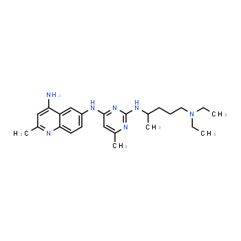 733767-34-5 | N6-(2-((5-(diethylamino)pentan-2-yl)amino)-6-methylpyrimidin-4-yl)-2-methylquinoline-4,6-diamine