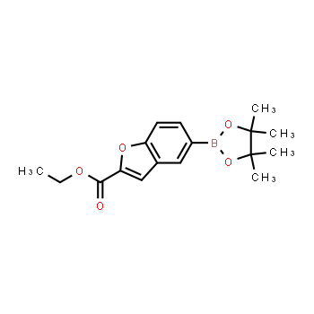 736989-87-0 | ethyl 5-(4,4,5,5-tetramethyl-1,3,2-dioxaborolan-2-yl)benzofuran-2-carboxylate