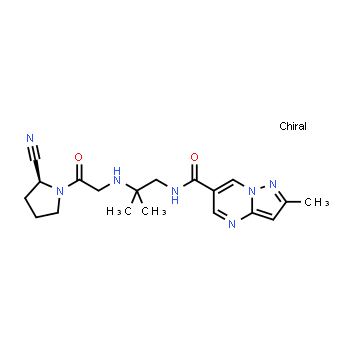 739366-20-2 | (S)-N-(2-((2-(2-cyanopyrrolidin-1-yl)-2-oxoethyl)amino)-2-methylpropyl)-2-methylpyrazolo[1,5-a]pyrimidine-6-carboxamide