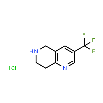 741736-95-8 | 3-(Trifluoromethyl)-5,6,7,8-tetrahydro-1,6-naphthyridine hydrochloride