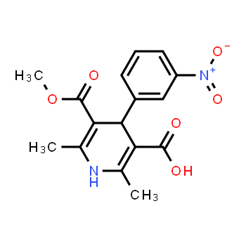 74936-72-4 | 1,4-dihydro-5-methoxycarbonyl-2,6-dimethyl-4-(3-nitrophenyl)pyridine-3-carboxylic Acid