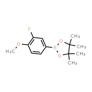 754226-34-1 | 2-(3-fluoro-4-methoxyphenyl)-4,4,5,5-tetramethyl-1,3,2-dioxaborolane