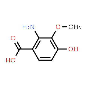 7595-98-4 | 2-amino-4-hydroxy-3-methoxybenzoic acid