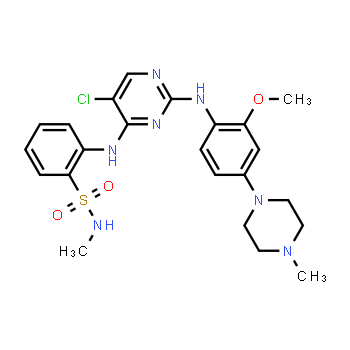 761438-38-4 | 2-((5-chloro-2-((2-methoxy-4-(4-methylpiperazin-1-yl)phenyl)amino)pyrimidin-4-yl)amino)-N-methylbenzenesulfonamide