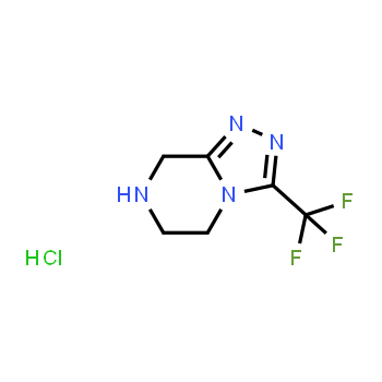 762240-92-6 | 3-(trifluoromethyl)-5H,6H,7H,8H-[1,2,4]triazolo[4,3-a]pyrazine hydrochloride