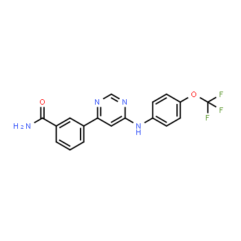 778270-11-4 | 3-(6-((4-(trifluoromethoxy)phenyl)amino)pyrimidin-4-yl)benzamide