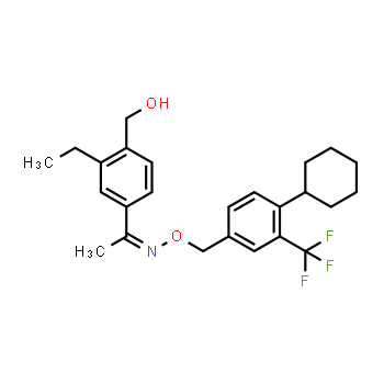 800379-63-9 | {4-[(1Z)-1-({[4-cyclohexyl-3-(trifluoromethyl)phenyl]methoxy}imino)ethyl]-2-ethylphenyl}methanol