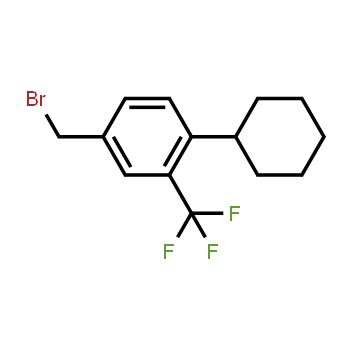 800381-60-6 | 4-(bromomethyl)-1-cyclohexyl-2-(trifluoromethyl)benzene