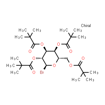 81058-27-7 | [(2S,3S,4S,5R,6S)-6-bromo-3,4,5-tris(2,2-dimethylpropanoyloxy)tetrahydropyran-2-yl]methyl 2,2-dimethylpropanoate