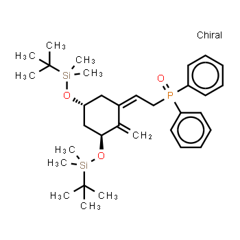 81522-68-1 | Phosphine oxide,[(2Z)-2-[(3S,5R)-3,5-bis[[(1,1-dimethylethyl)dimethylsilyl]oxy]-2-methylenecyclohexylidene]ethyl]diphenyl-; Phosphineoxide, [2-[3,5-bis[[(1,1-dimethylethyl)dimethylsilyl]oxy]-2-methylenecyclohexylidene]ethyl]diphenyl-,[3S-(1Z,3a,5b)]-