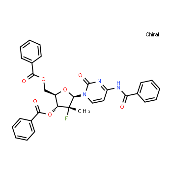 817204-32-3 | [(2R,3R,4R,5R)-5-(4-benzamido-2-oxo-1,2-dihydropyrimidin-1-yl)-3-(benzoyloxy)-4-fluoro-4-methyloxolan-2-yl]methyl benzoate