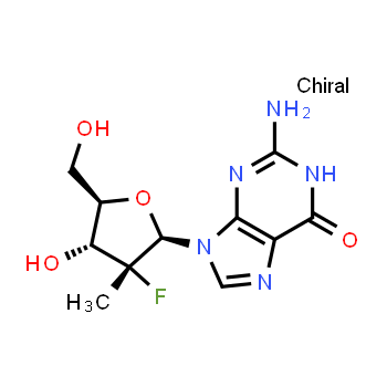 817204-45-8 | 2-amino-9-[(2R,3R,4R,5R)-3-fluoro-4-hydroxy-5-(hydroxymethyl)-3-methyloxolan-2-yl]-6,9-dihydro-1H-purin-6-one