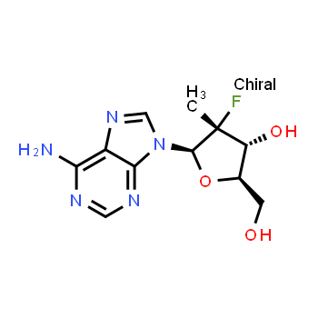 818374-78-6 | (2R,3R,4R,5R)-5-(6-amino-9H-purin-9-yl)-4-fluoro-2-(hydroxymethyl)-4-methyloxolan-3-ol