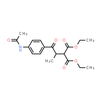 81937-39-5 | diethyl 2-(1-(4-acetamidophenyl)-1-oxopropan-2-yl)malonate