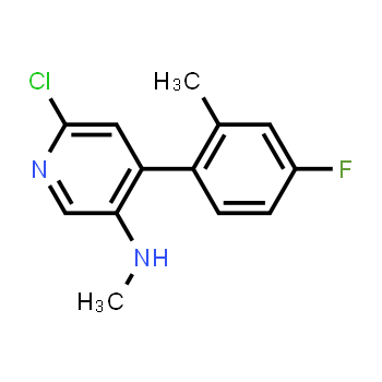 825643-62-7 | 6-chloro-4-(4-fluoro-2-methylphenyl)-N-methylpyridin-3-amine