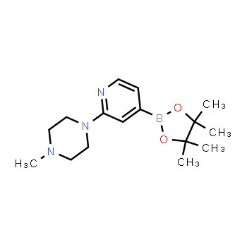 832114-09-7 | 1-methyl-4-(4-(4,4,5,5-tetramethyl-1,3,2-dioxaborolan-2-yl)pyridin-2-yl)piperazine