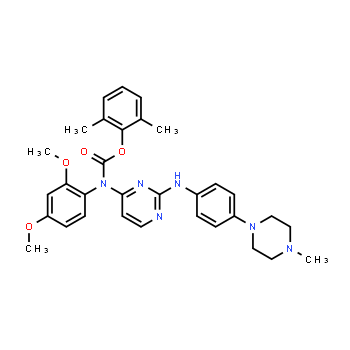 837422-57-8 | 2,6-dimethylphenyl (2,4-dimethoxyphenyl)(2-((4-(4-methylpiperazin-1-yl)phenyl)amino)pyrimidin-4-yl)carbamate