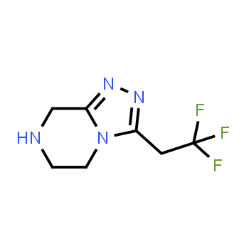 837430-20-3 | 3-(2,2,2-trifluoroethyl)-5H,6H,7H,8H-[1,2,4]triazolo[4,3-a]pyrazine