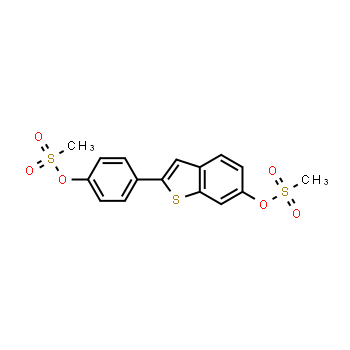 84449-65-0 | 4-(6-(methylsulfonyloxy)benzo[b]thiophen-2-yl)phenyl methanesulfonate