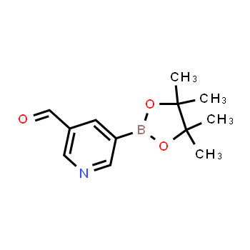 848093-29-8 | 5-(4,4,5,5-tetramethyl-1,3,2-dioxaborolan-2-yl)nicotinaldehyde