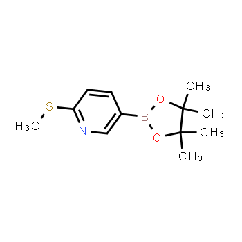 849934-89-0 | 2-(methylthio)-5-(4,4,5,5-tetramethyl-1,3,2-dioxaborolan-2-yl)pyridine